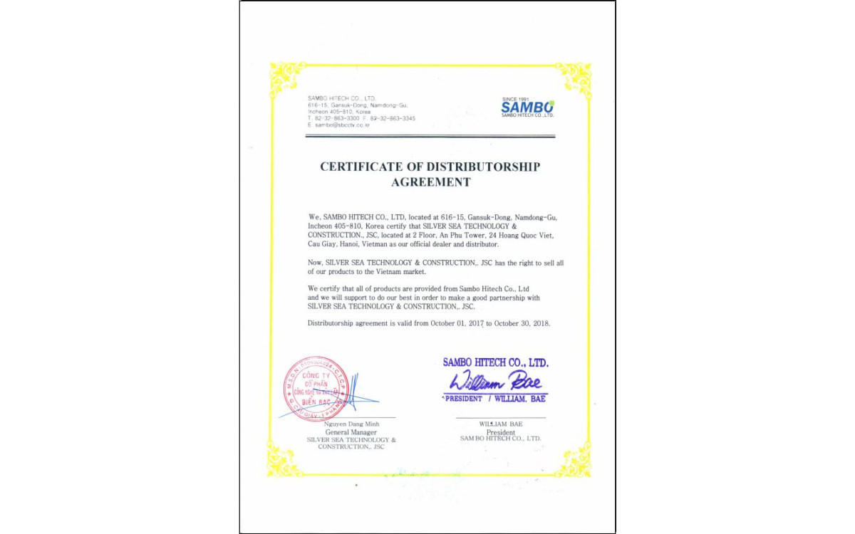 Văn ph&ograve;ng đại diện Sambo ch&iacute;nh thức chọn nh&agrave; ph&acirc;n phối độc quyền tại Việt Nam